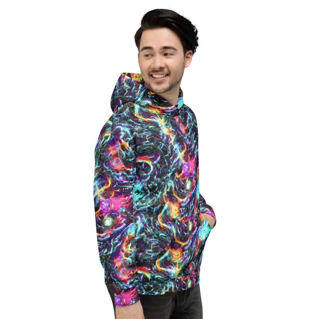 Fathomless Glow on Hoodie — Right
