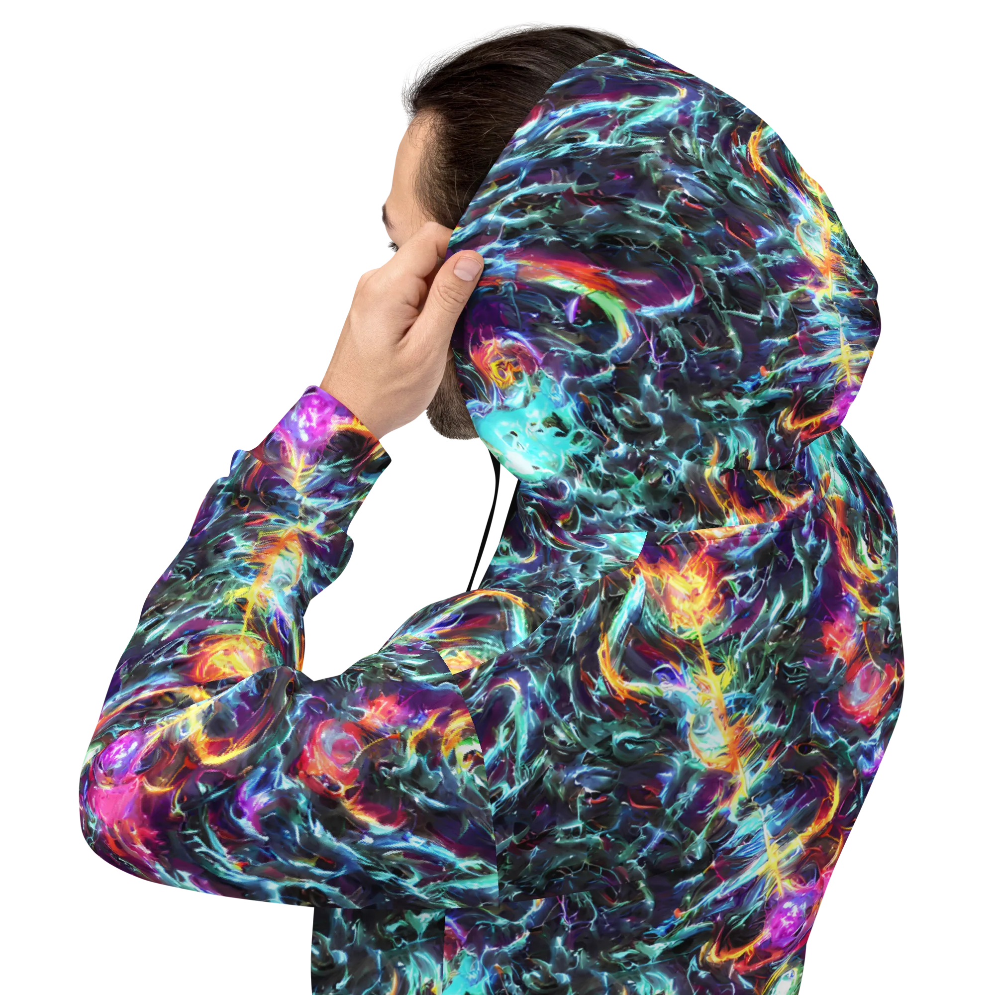 Fathomless Glow on Hoodie — Back