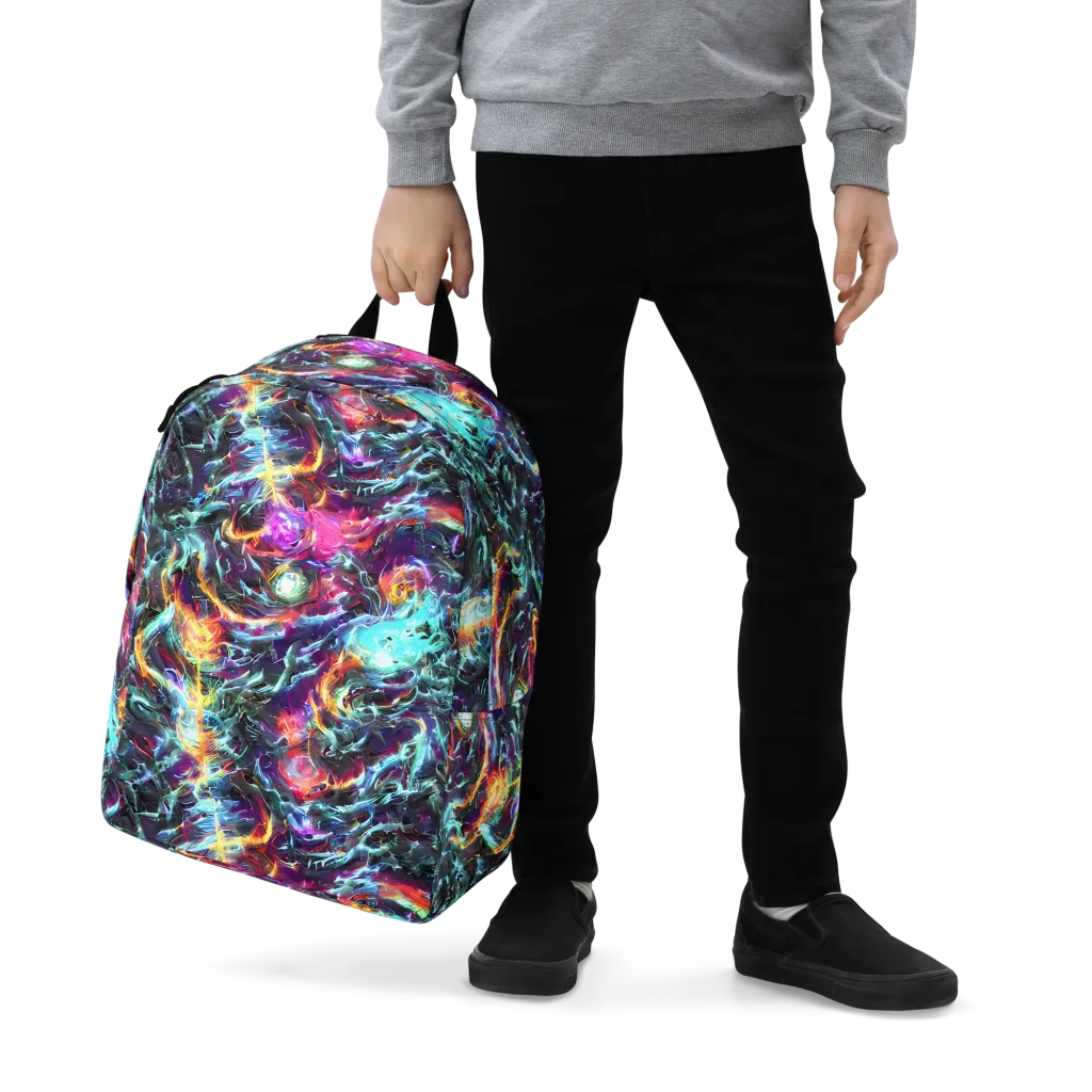 Fathomless Glow on Minimalist Backpack — Zoomed-in