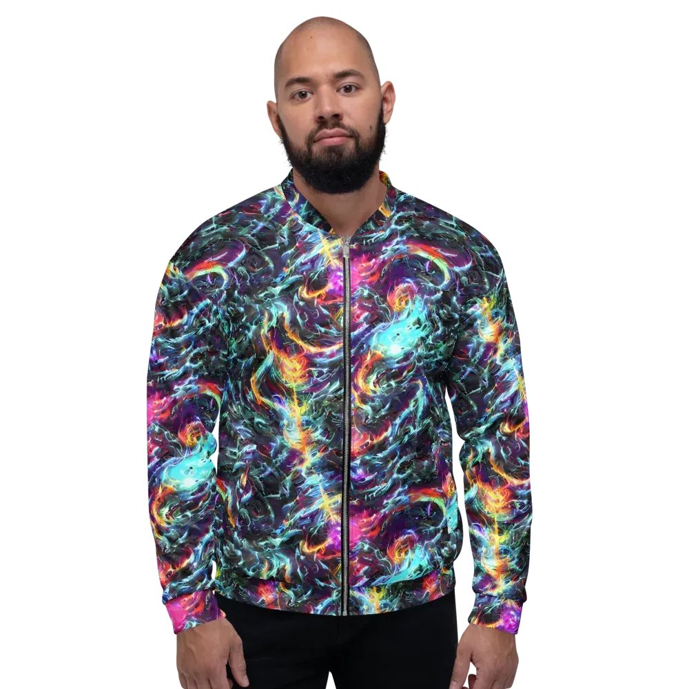 Fathomless Glow on Bomber Jacket — Front