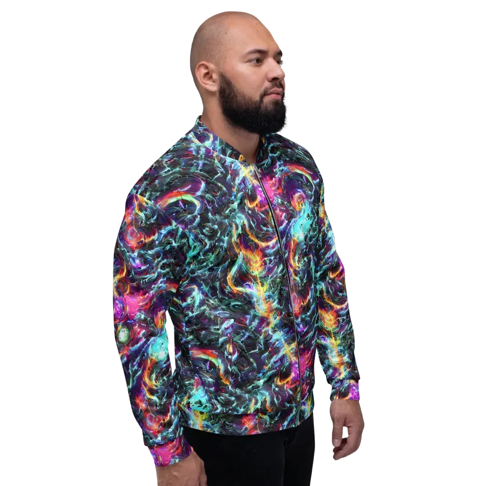 Fathomless Glow on Bomber Jacket — Right
