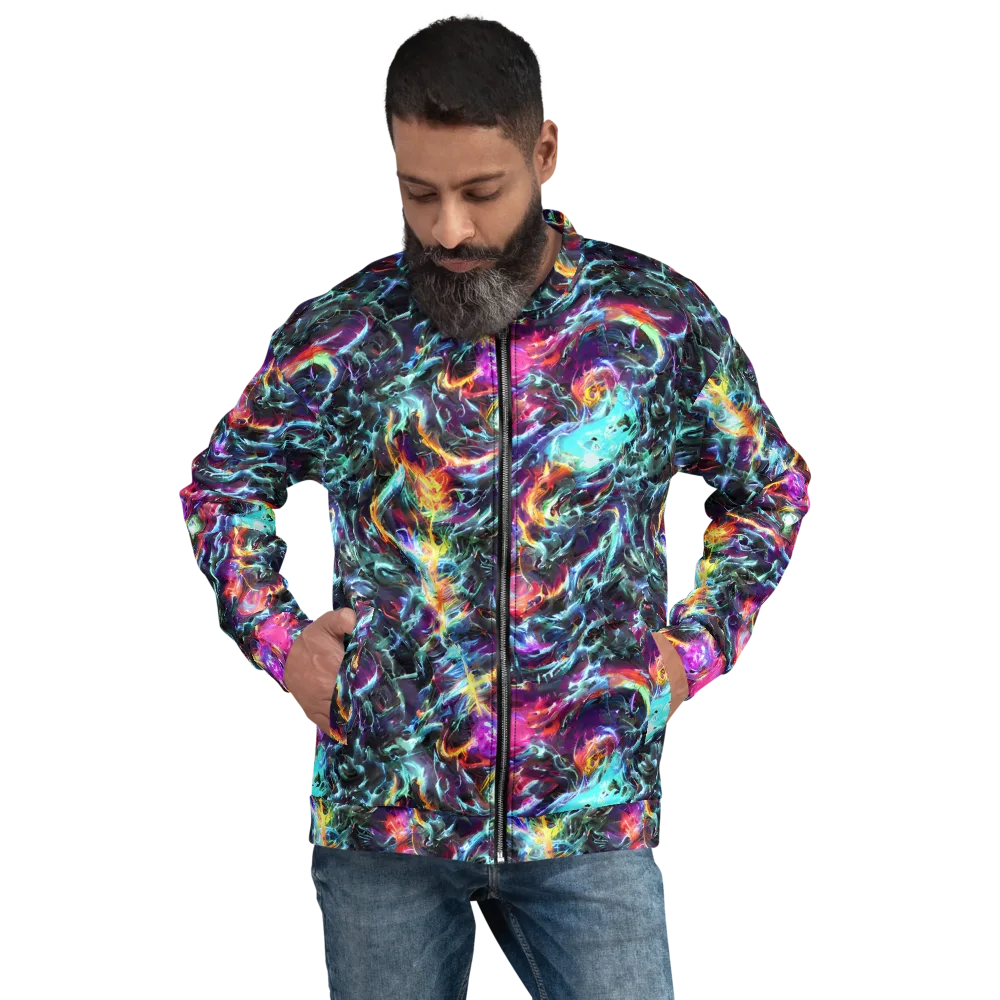 Fathomless Glow on Bomber Jacket — Front