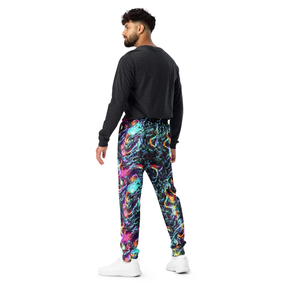 Fathomless Glow on Men's Joggers — Back