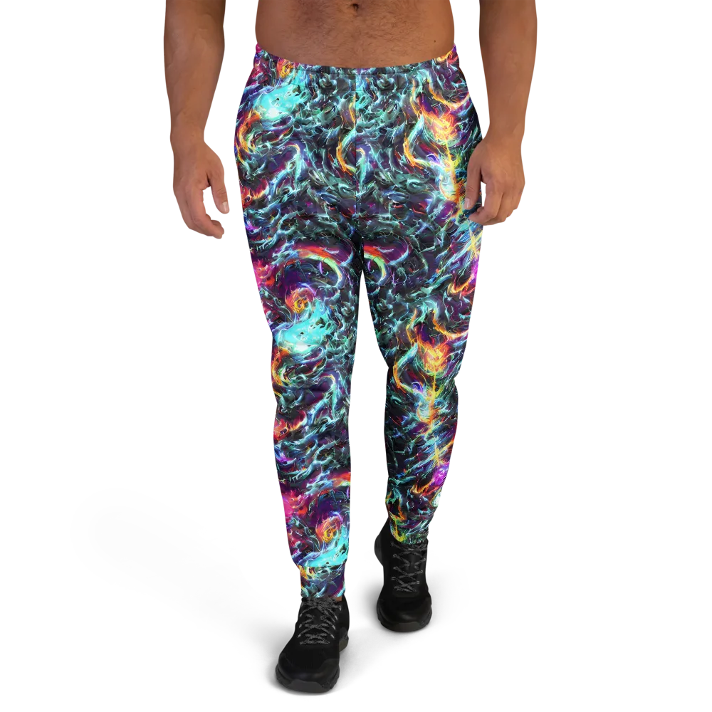 Fathomless Glow on Men's Joggers — Front