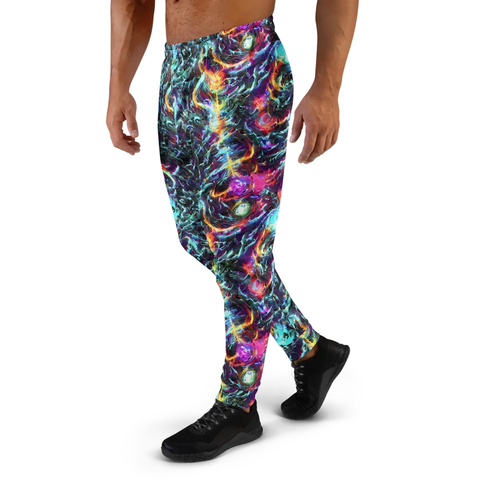 Fathomless Glow on Men's Joggers — Left
