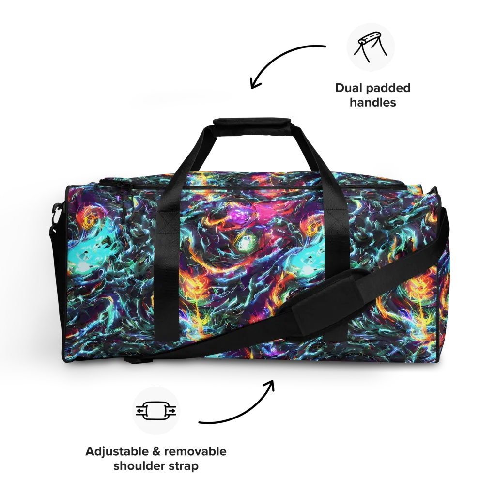 Fathomless Glow on Duffle Bag — Front