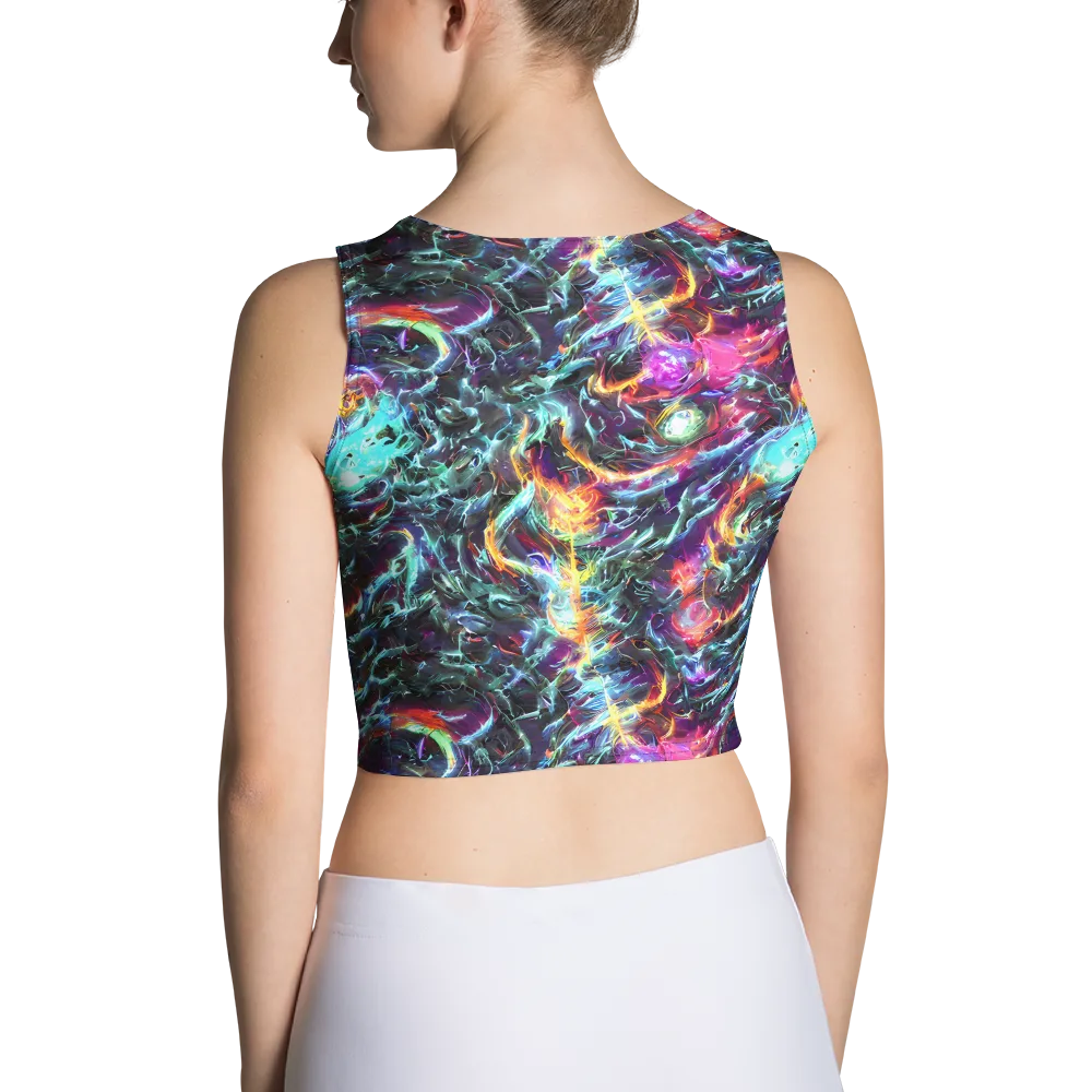Fathomless Glow on Crop Top — Back