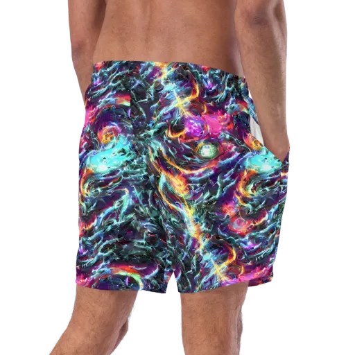 Fathomless Glow on a Swim Trunks