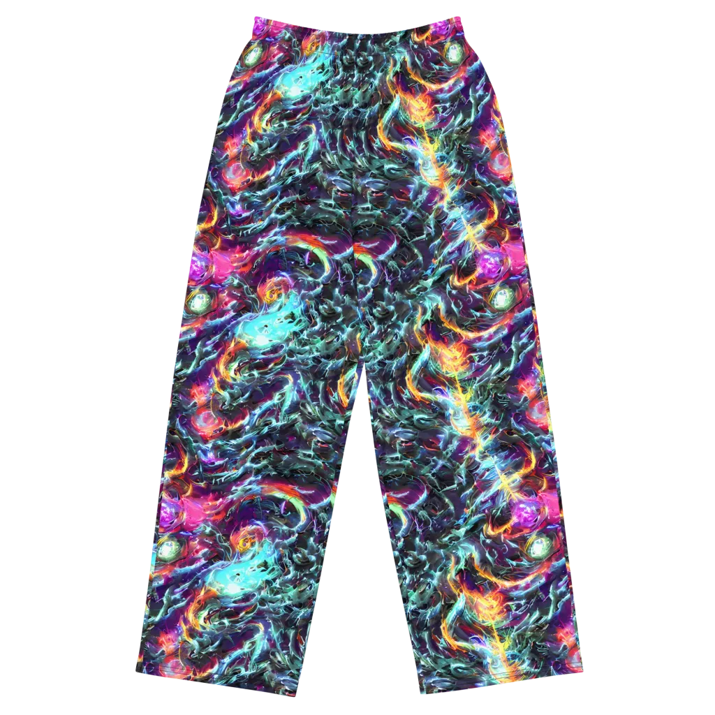 Fathomless Glow on Wide-Leg Pants — Front