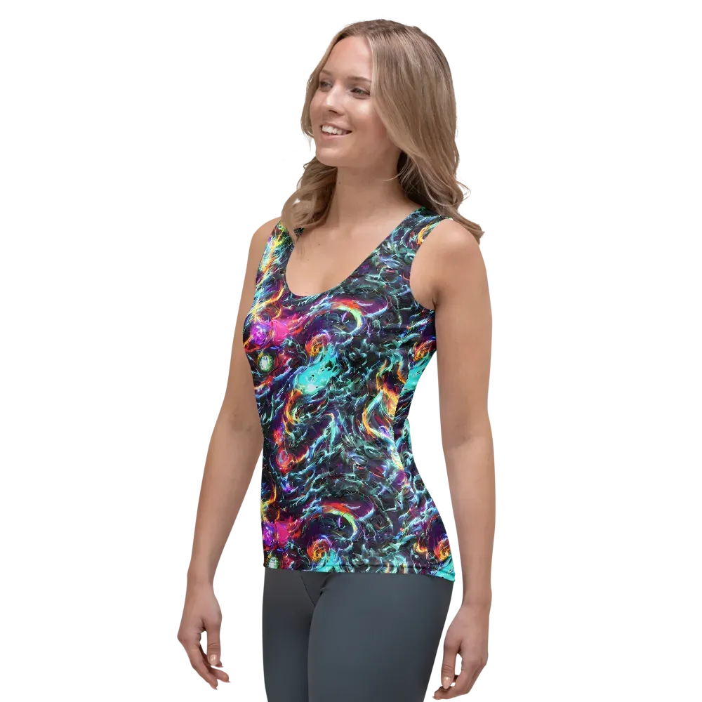 Fathomless Glow on Women's Tank Top — Left Front