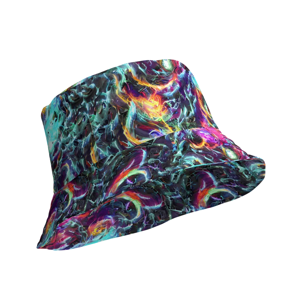Fathomless Glow on Reversible Bucket Hat — Product details Outside