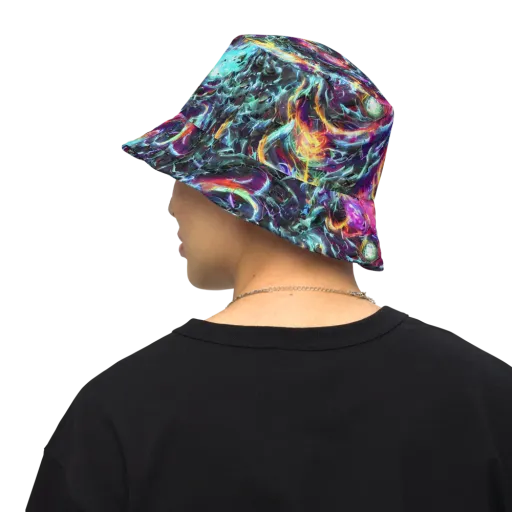 Fathomless Glow on a Reversible Bucket Hat