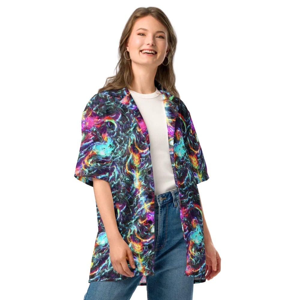 Fathomless Glow on Button Shirt — Front