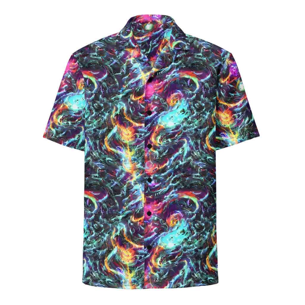 Fathomless Glow on Button Shirt — Front
