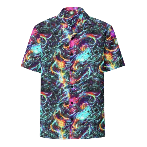 Fathomless Glow on a Button Shirt