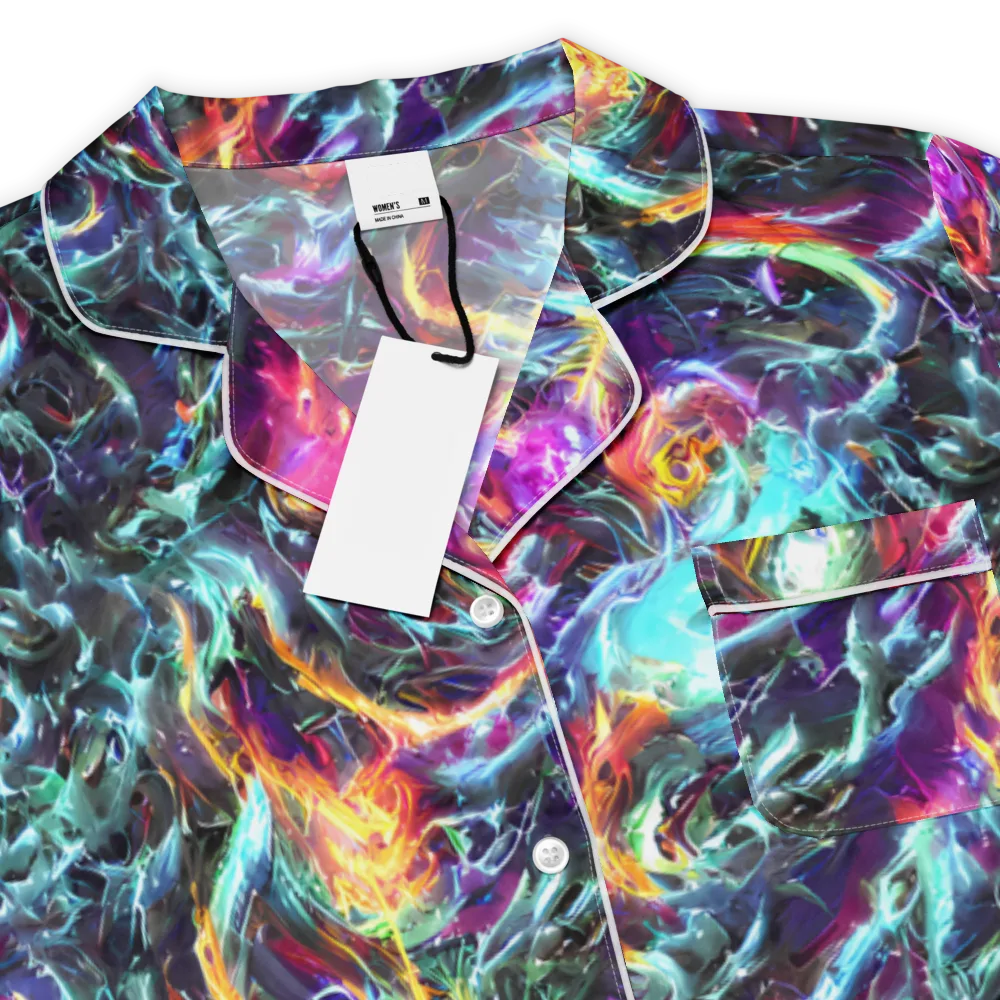 Fathomless Glow on Women's Short Sleeve Pajama Top — Product details