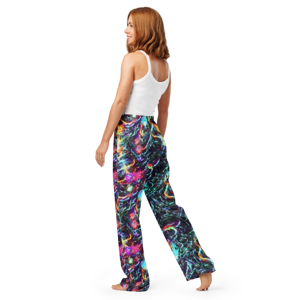 Fathomless Glow on Women's Pajama Pants — Back