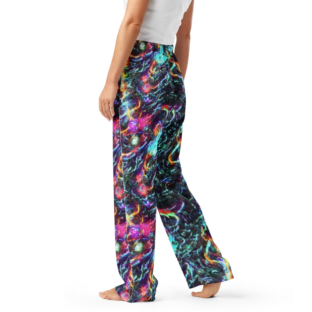 Fathomless Glow on Women's Pajama Pants — Left