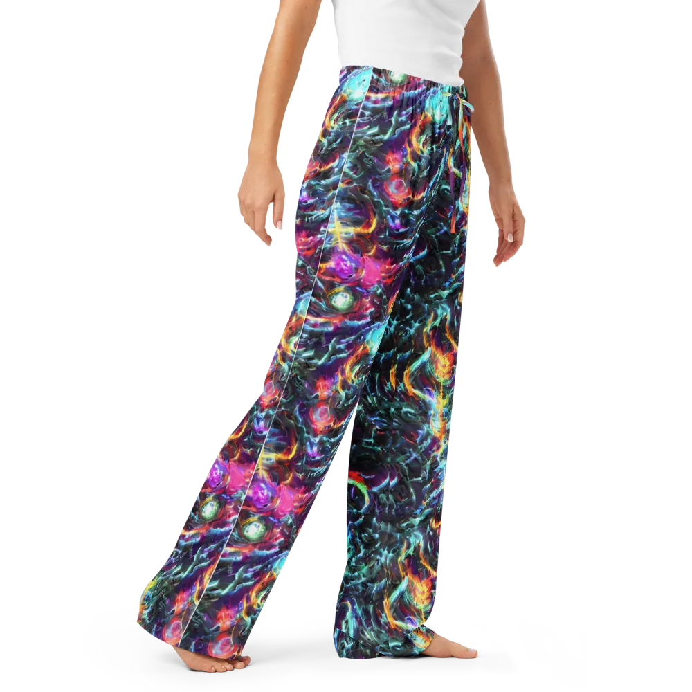 Fathomless Glow on Women's Pajama Pants — Right Front