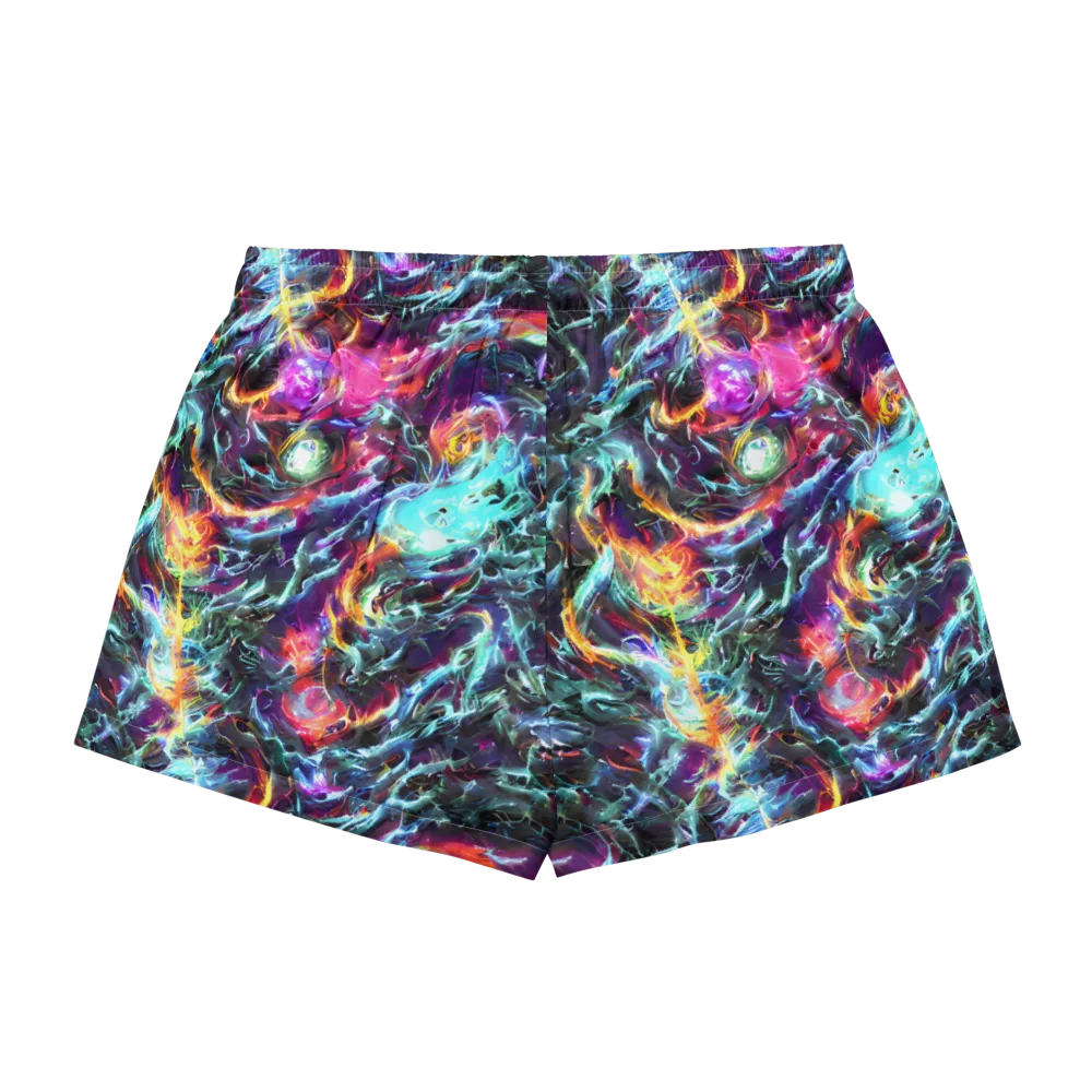 Fathomless Glow on Women's Pajama Shorts — Back