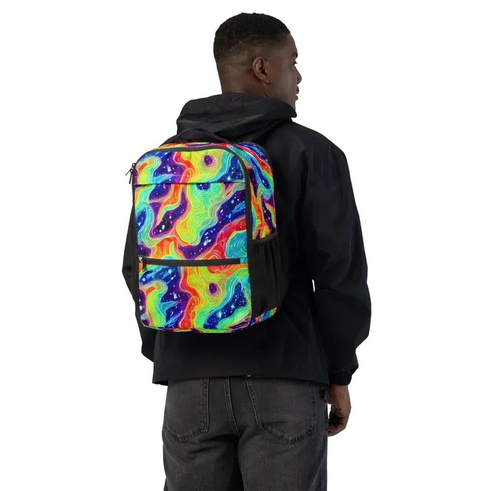 Nova Marble on Utility Backpack — Back