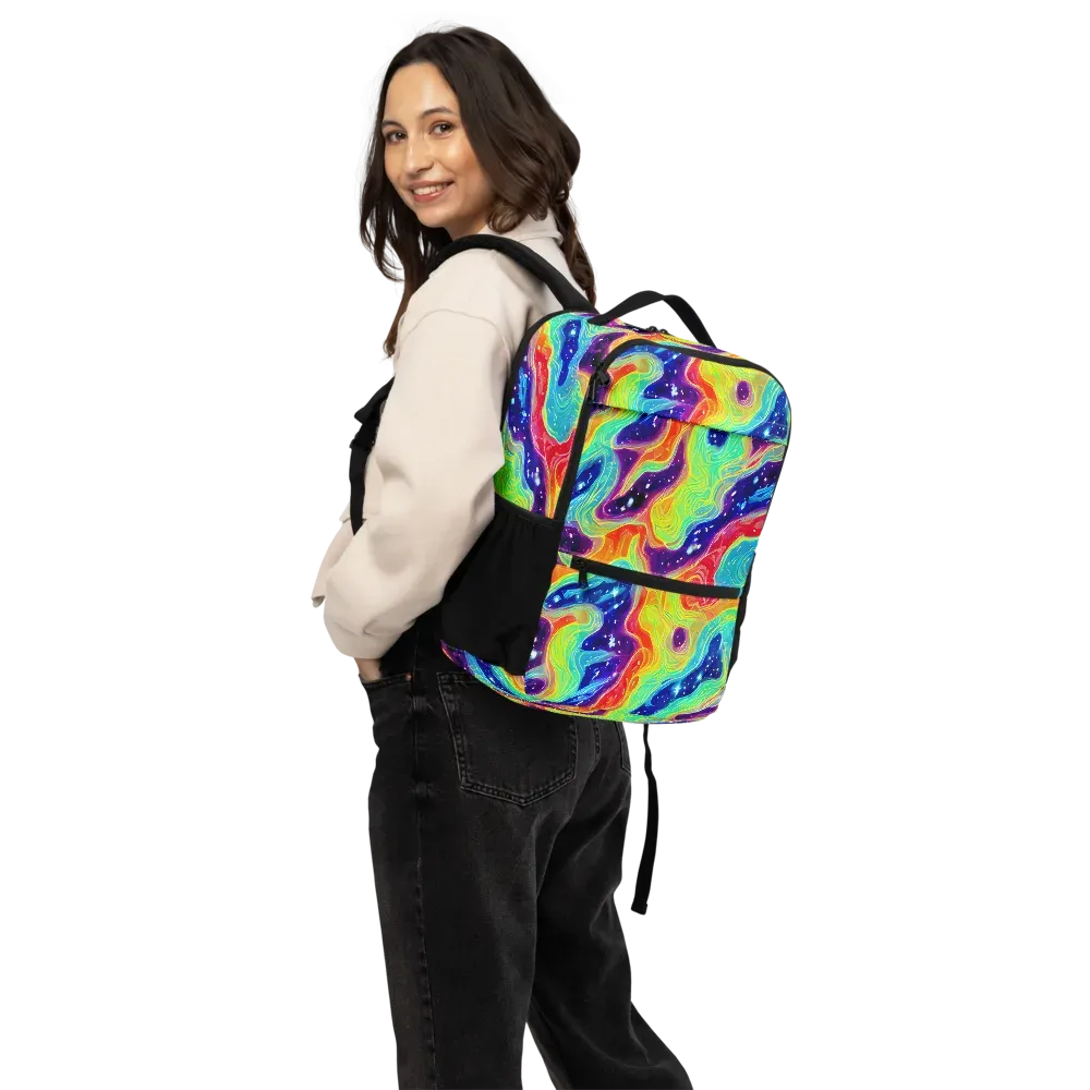 Nova Marble on Utility Backpack — Back