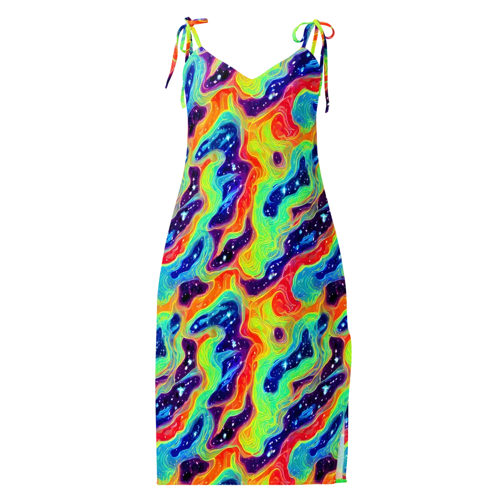 Nova Marble on Slip Dress — Front