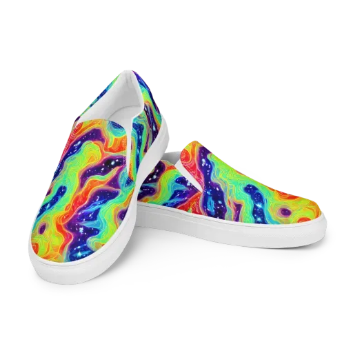 Nova Marble on a Men's Slip-On Canvas Shoes