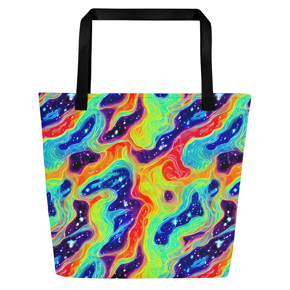 Nova Marble on Large Tote Bag W/ Pocket — Front
