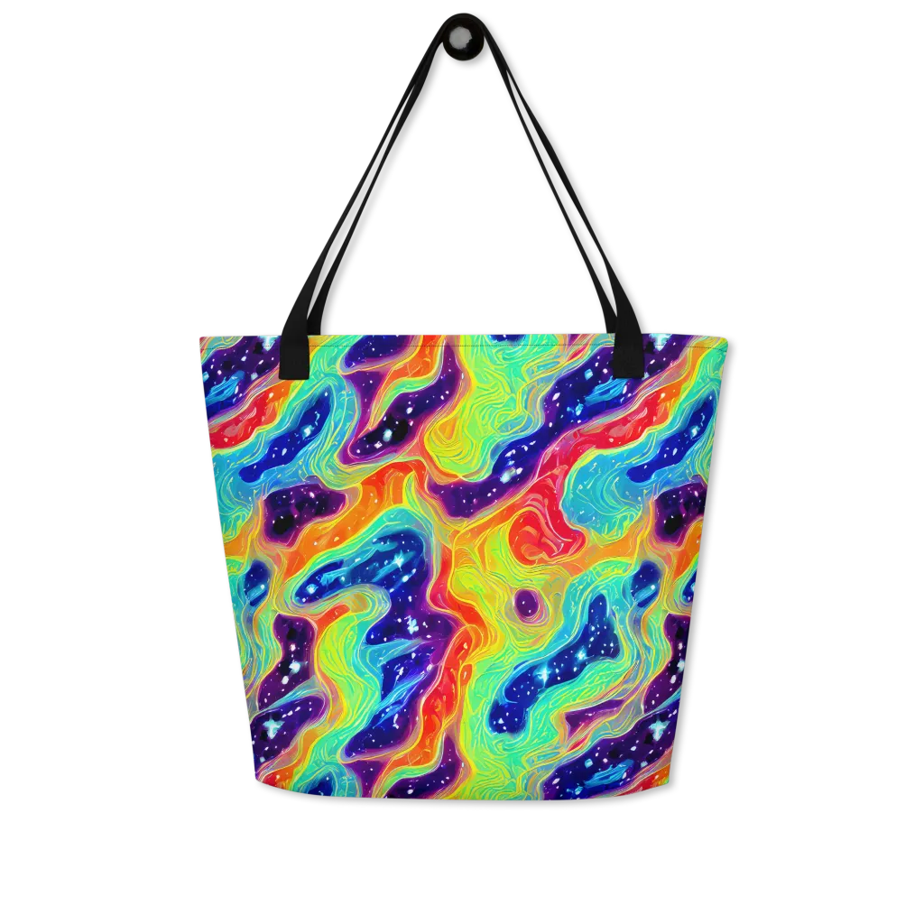 Nova Marble on Large Tote Bag W/ Pocket — Front