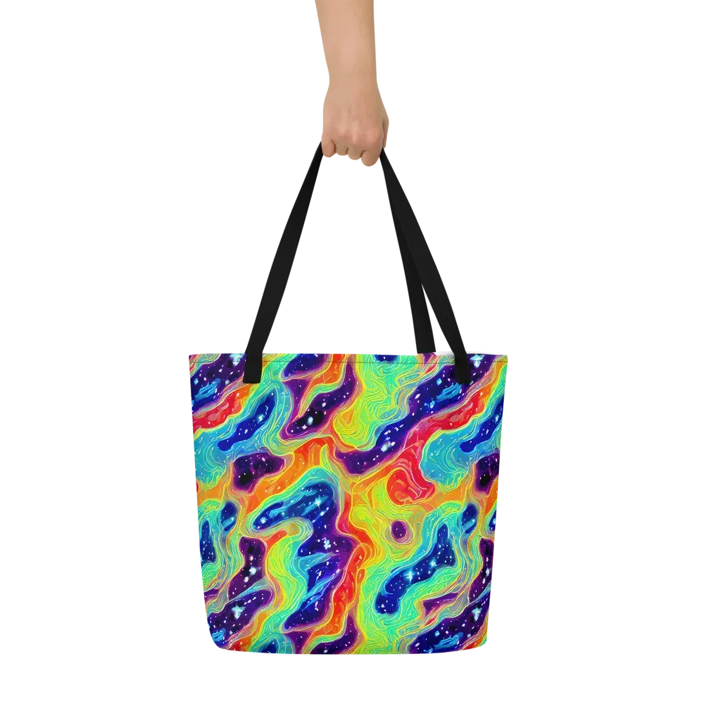 Nova Marble on Large Tote Bag W/ Pocket — Front