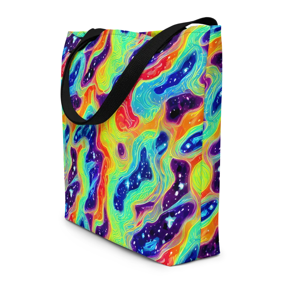 Nova Marble on Large Tote Bag W/ Pocket — Front