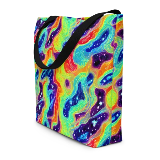 Nova Marble on a Large Tote Bag W/ Pocket