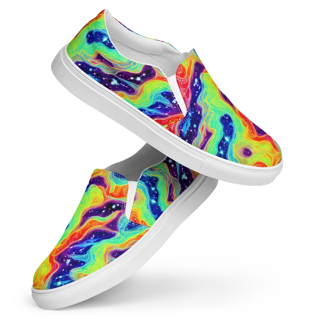Nova Marble on Women's Slip-On Canvas Shoes — Front