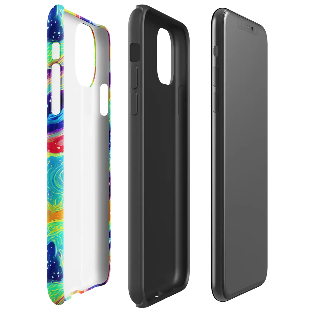 Nova Marble on Tough Case for iPhone® — Right