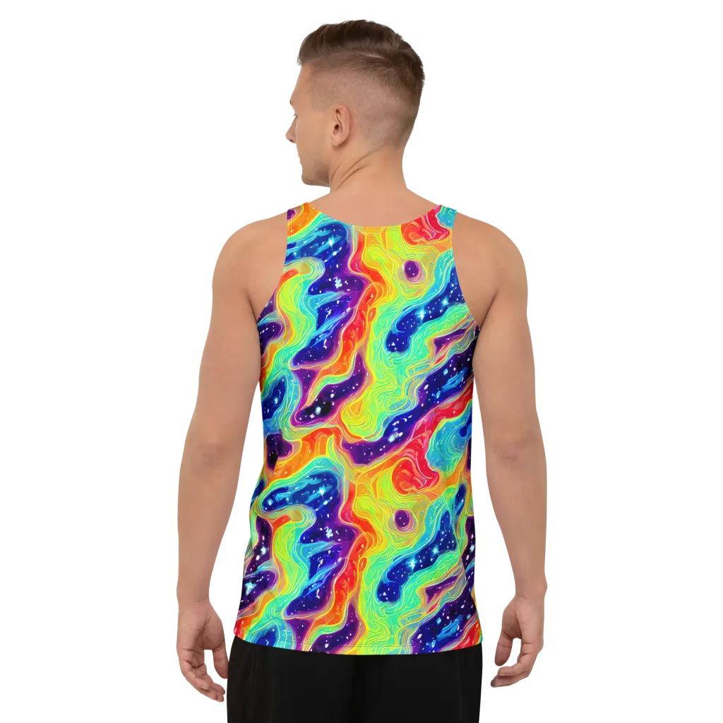 Nova Marble on Men's Tank Top — Back