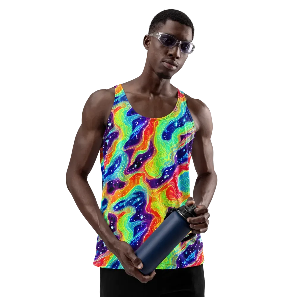 Nova Marble on Men's Tank Top — Front