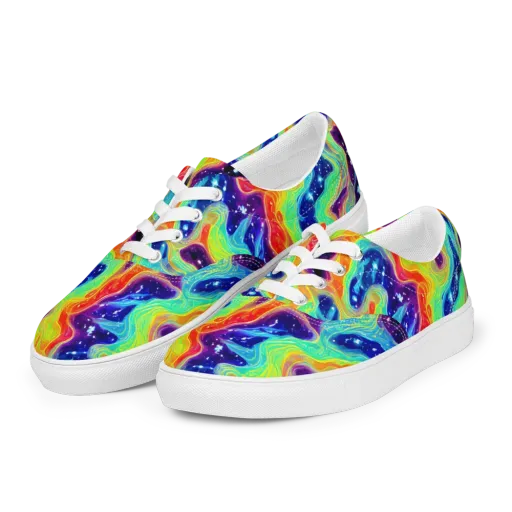 Nova Marble on a Men's Lace-Up Canvas Shoes