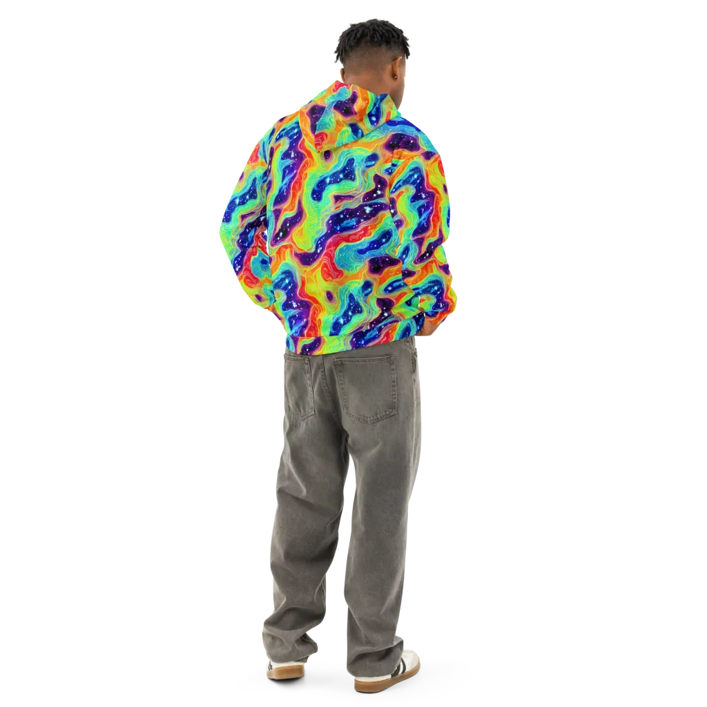 Nova Marble on Cotton Hoodie — Back