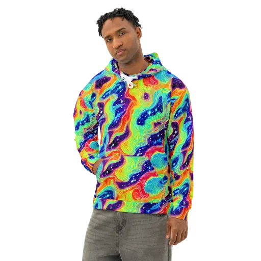 Nova Marble on a Cotton Hoodie