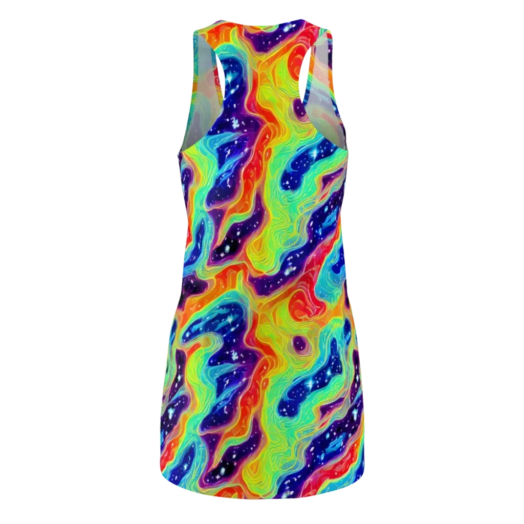 Nova Marble on Racerback Dress — Back