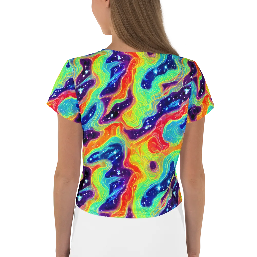 Nova Marble on Crop Tee — Back
