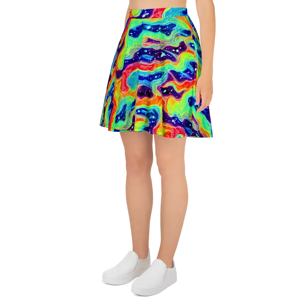 Nova Marble on Skater Skirt — Left