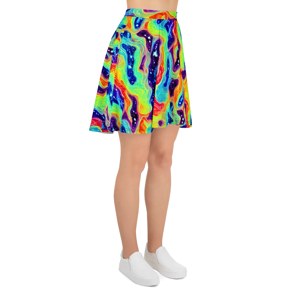 Nova Marble on Skater Skirt — Right