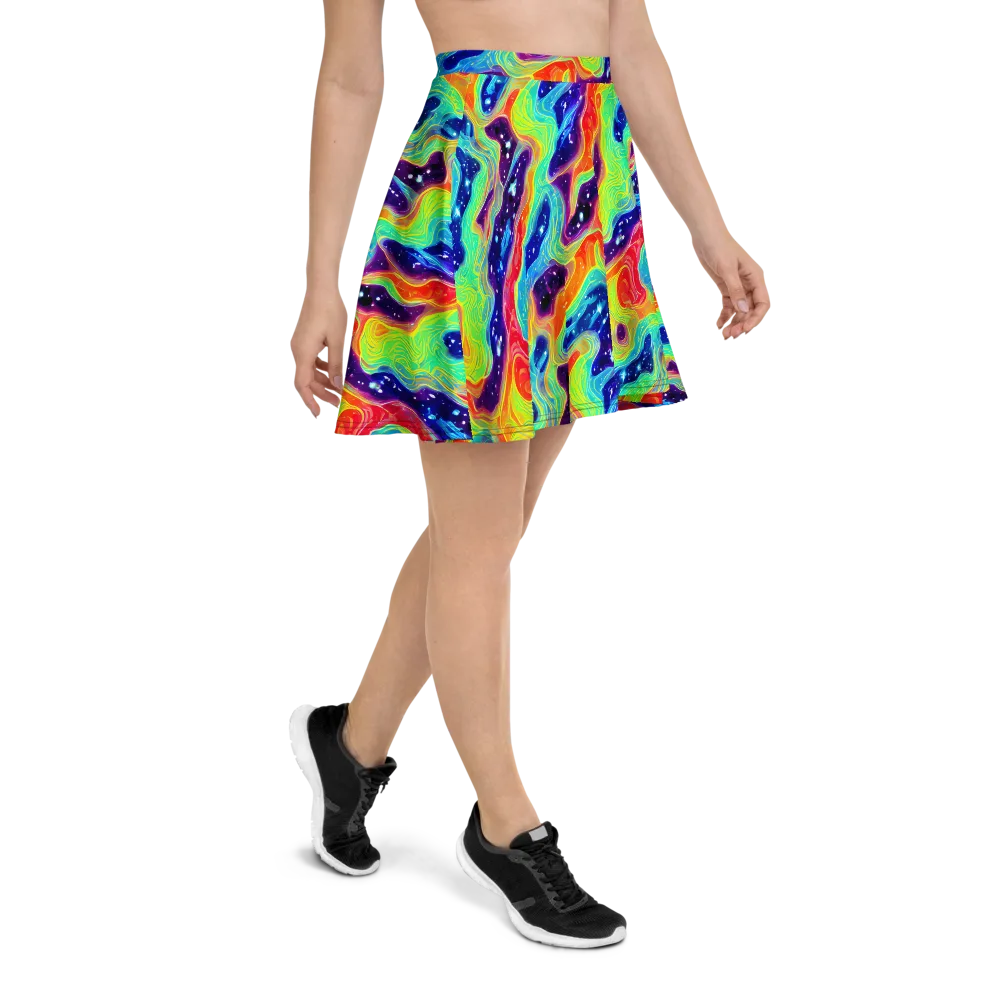 Nova Marble on Skater Skirt — Right