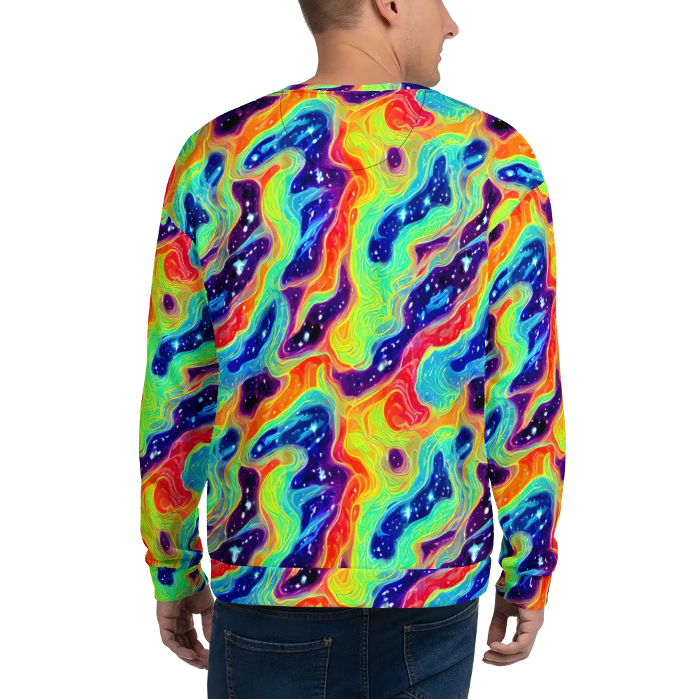 Nova Marble on Sweatshirt — Back