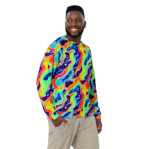 Nova Marble on a Sweatshirt