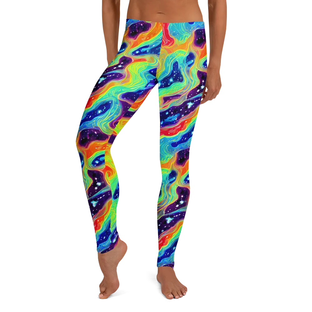 Nova Marble on Leggings — Front