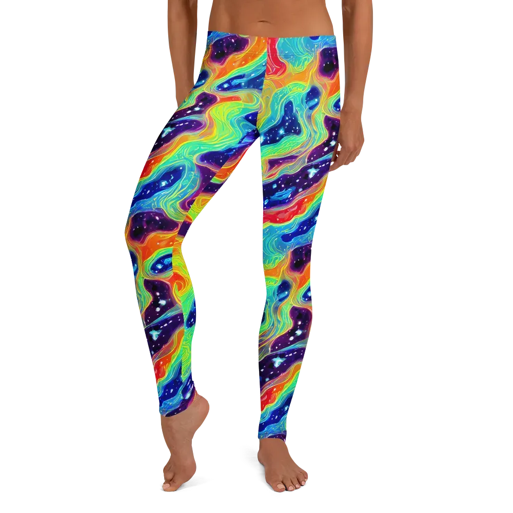 Nova Marble on Leggings — Front