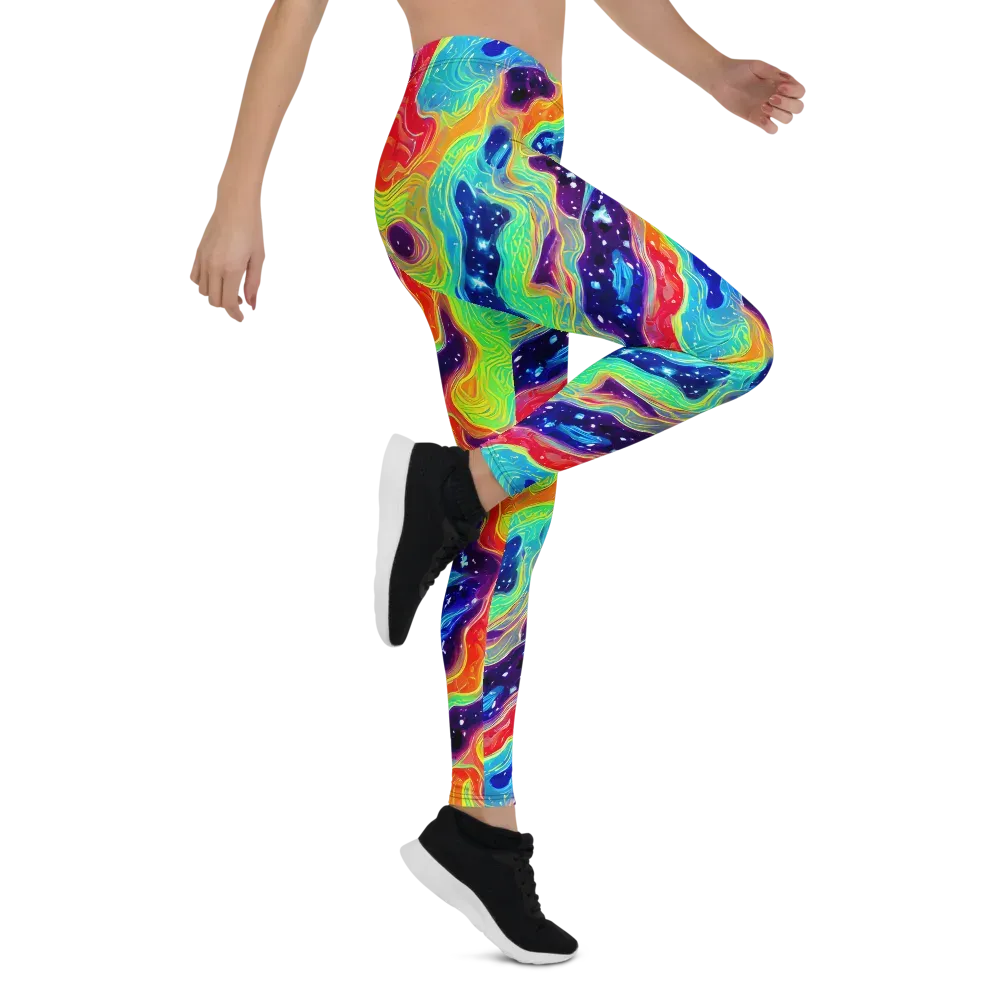 Nova Marble on Leggings — Right